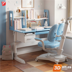 Kid's table and chairs Skp Files 